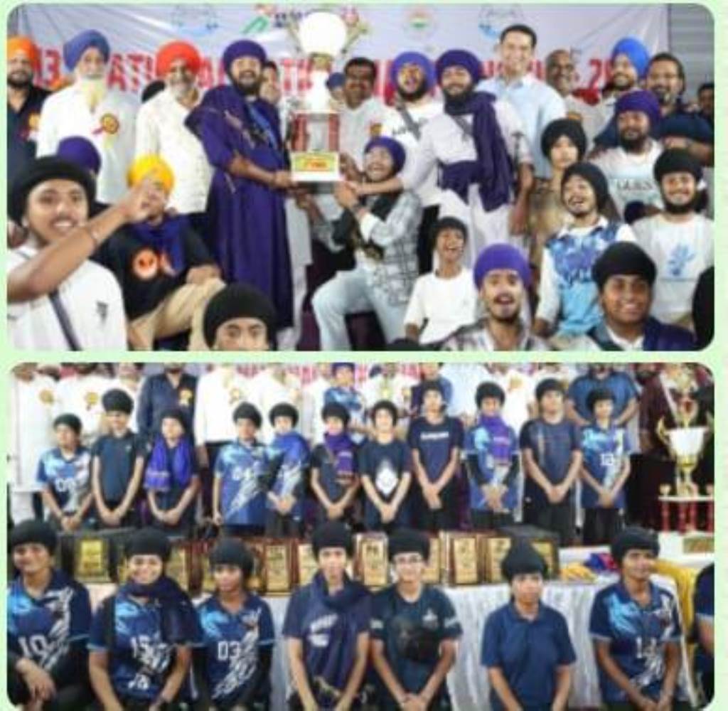 Punjabs Gatka players became national champions in the 13th National Gatka Championship while Chhattisgarh players were runnersup